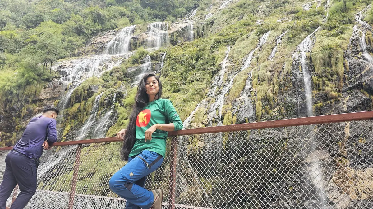 Waterfall view