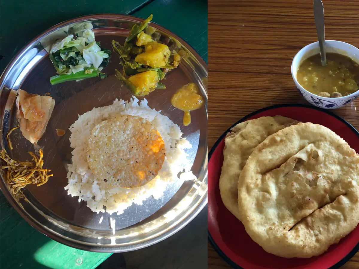 Khopra Trek Food