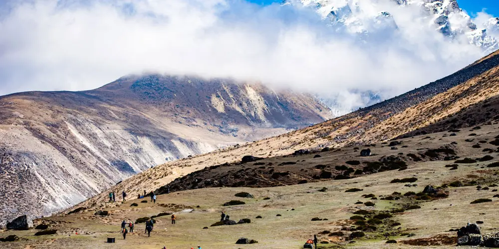 Trekking to EBC
