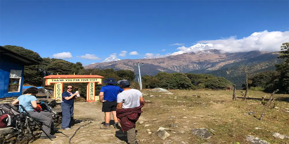 magnificent view of Dhaulagiri